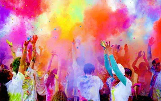 Holi-colours