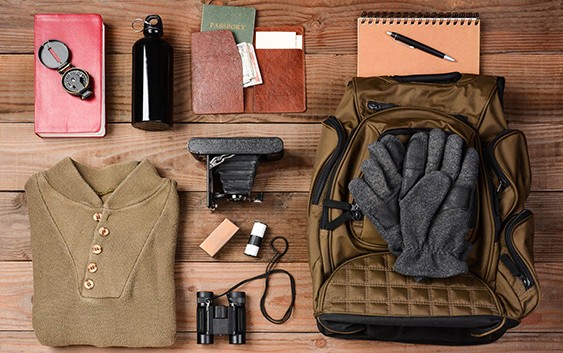 A packing check list while going on a safari